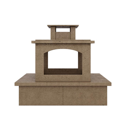 Modern Ember The Perfect Outdoor Fireplace ME-POF Chocolate Finish
