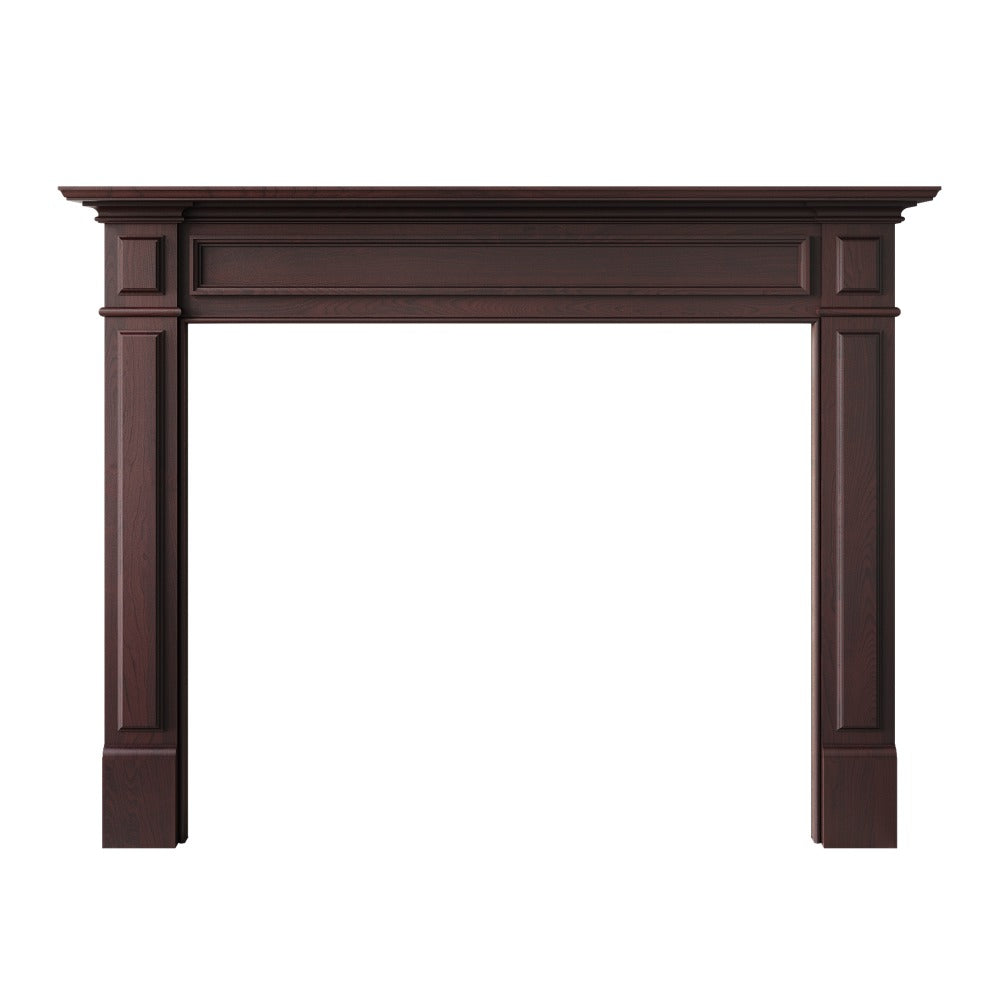 Riversdale Wood Mantel - Red Mahogany Stain