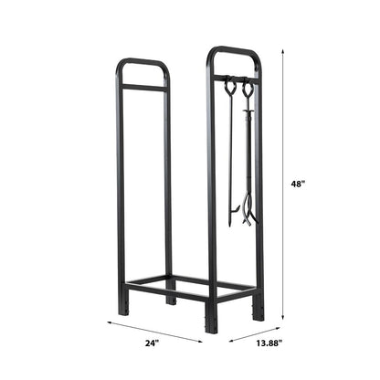 Sierra Mills 24-in Log Rack with Cover - A09057BK