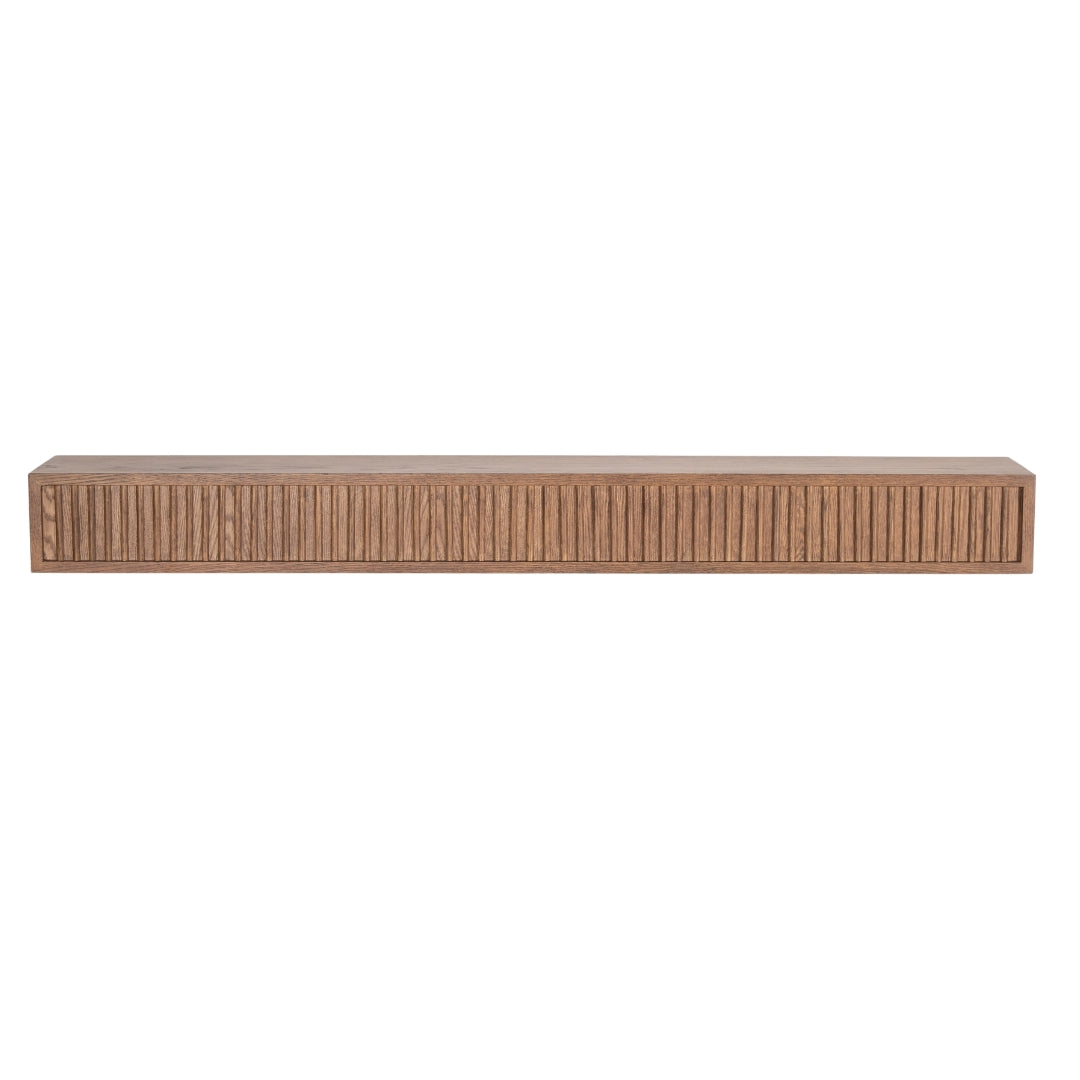 Modern Ember Monti Box Shelf in Burnished Walnut