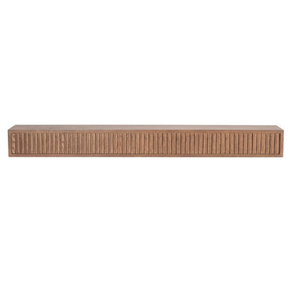 Modern Ember Monti Box Shelf in Burnished Walnut