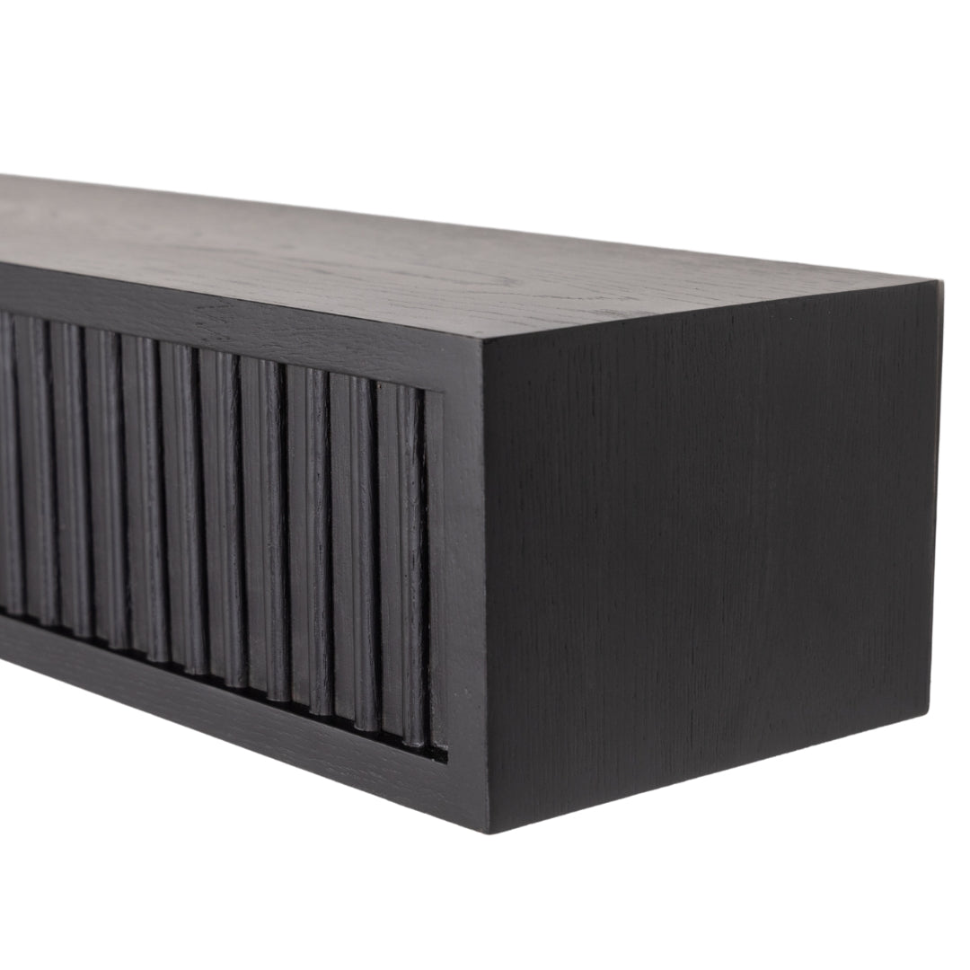 Modern Ember Monti Box Shelf in Sable