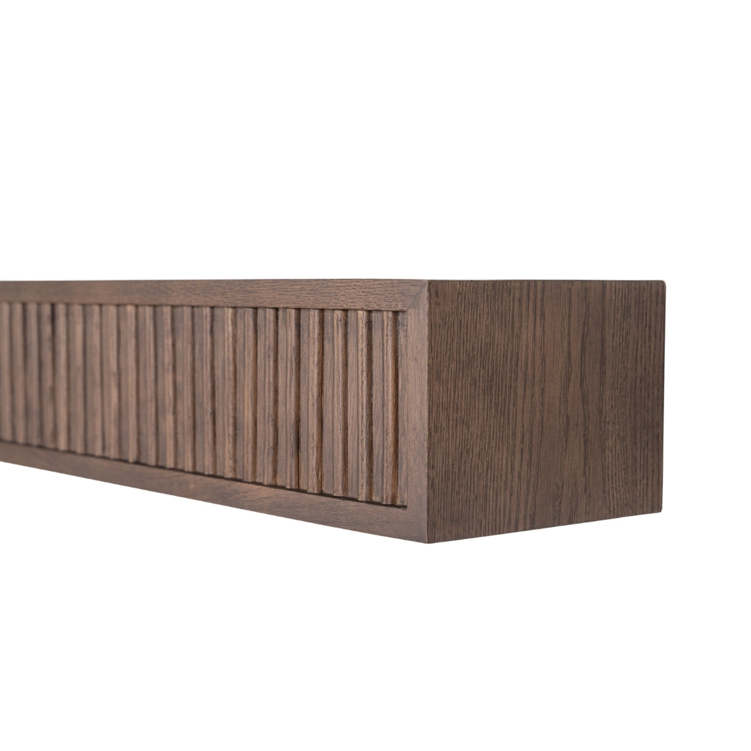 Modern Ember Monti Box Shelf in Umber