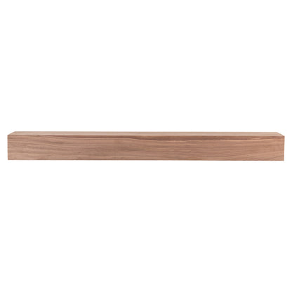 Walnut Creek 72-in Wood Mantel Shelf - Unfinished