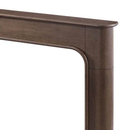 Close up Willow Bend Mantel Surround in Umber