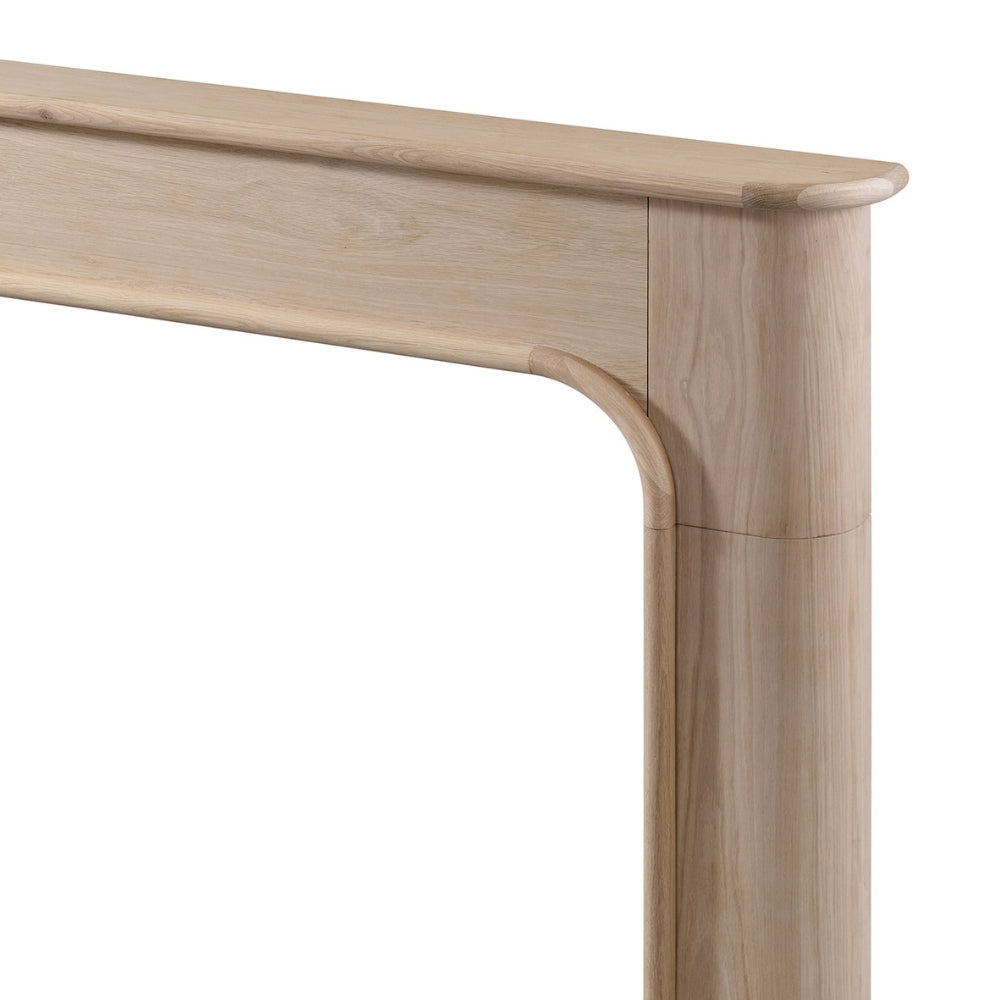 Close up Willow Bend Mantel Surround in Unfinished