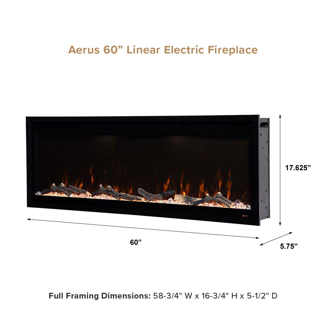 Aerus Linear Electric Fireplace