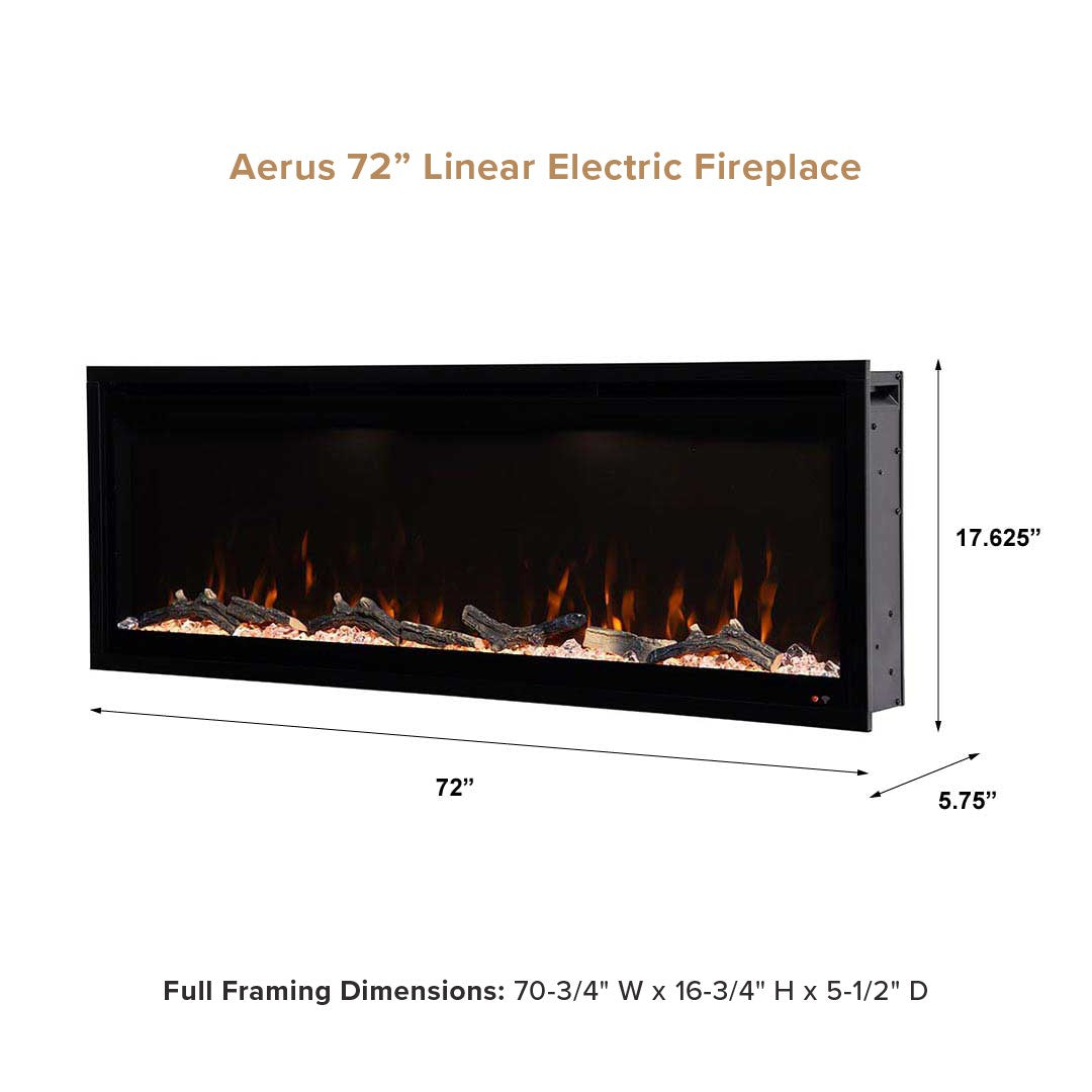 Aerus Linear Electric Fireplace