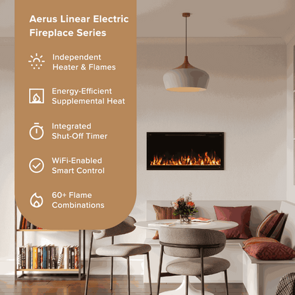 Aerus Slim Linear Electric Fireplace