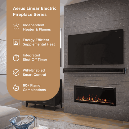 Aerus Slim Linear Electric Fireplace