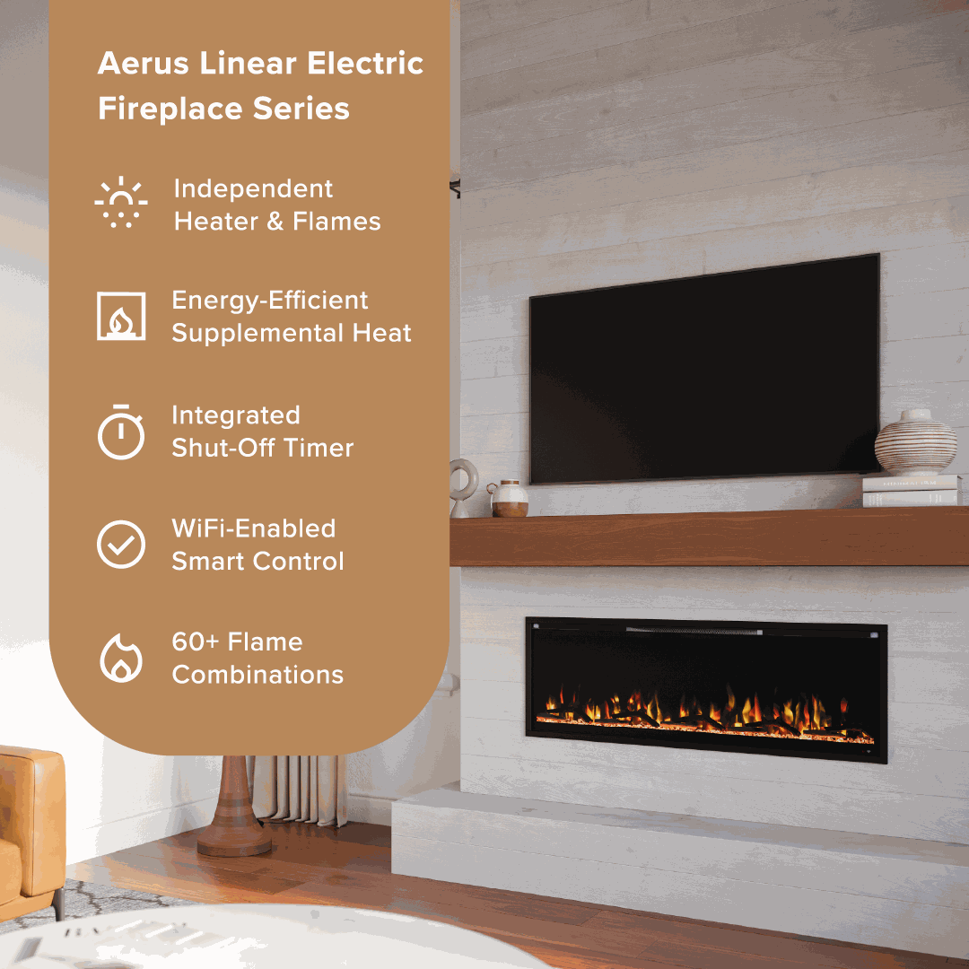 Aerus Slim Linear Electric Fireplace
