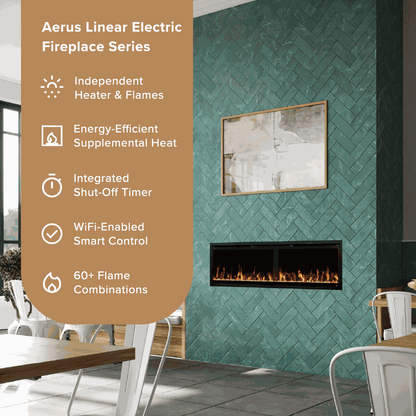 Aerus Slim Linear Electric Fireplace