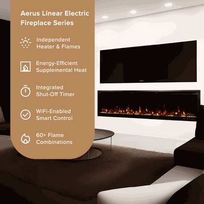 Aerus Slim Linear Electric Fireplace
