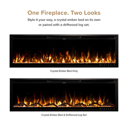 Patton Linear Electric Fireplace Mantel Package
