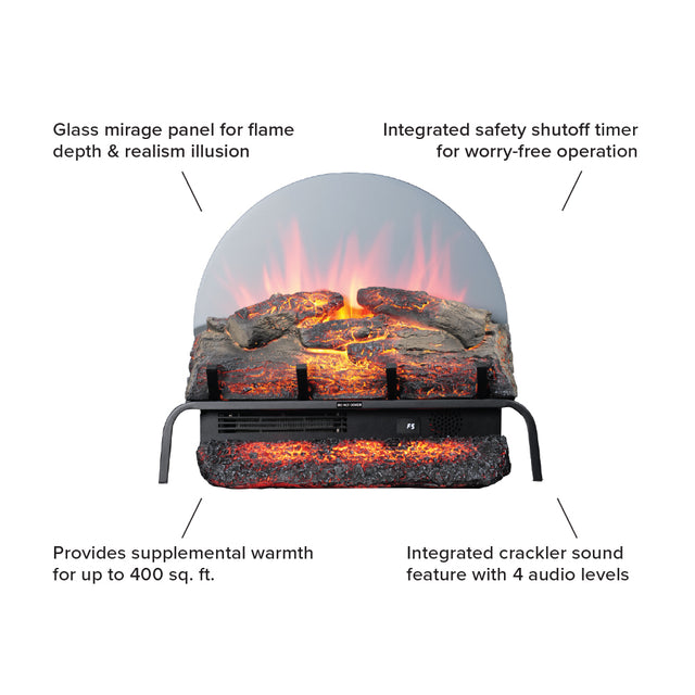 Real Glow 23" Electric Log Set