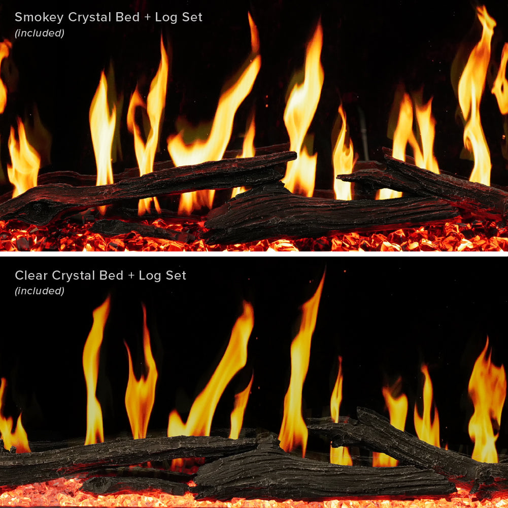 Highmark Luxe LCD Built-In Electric Fireplace