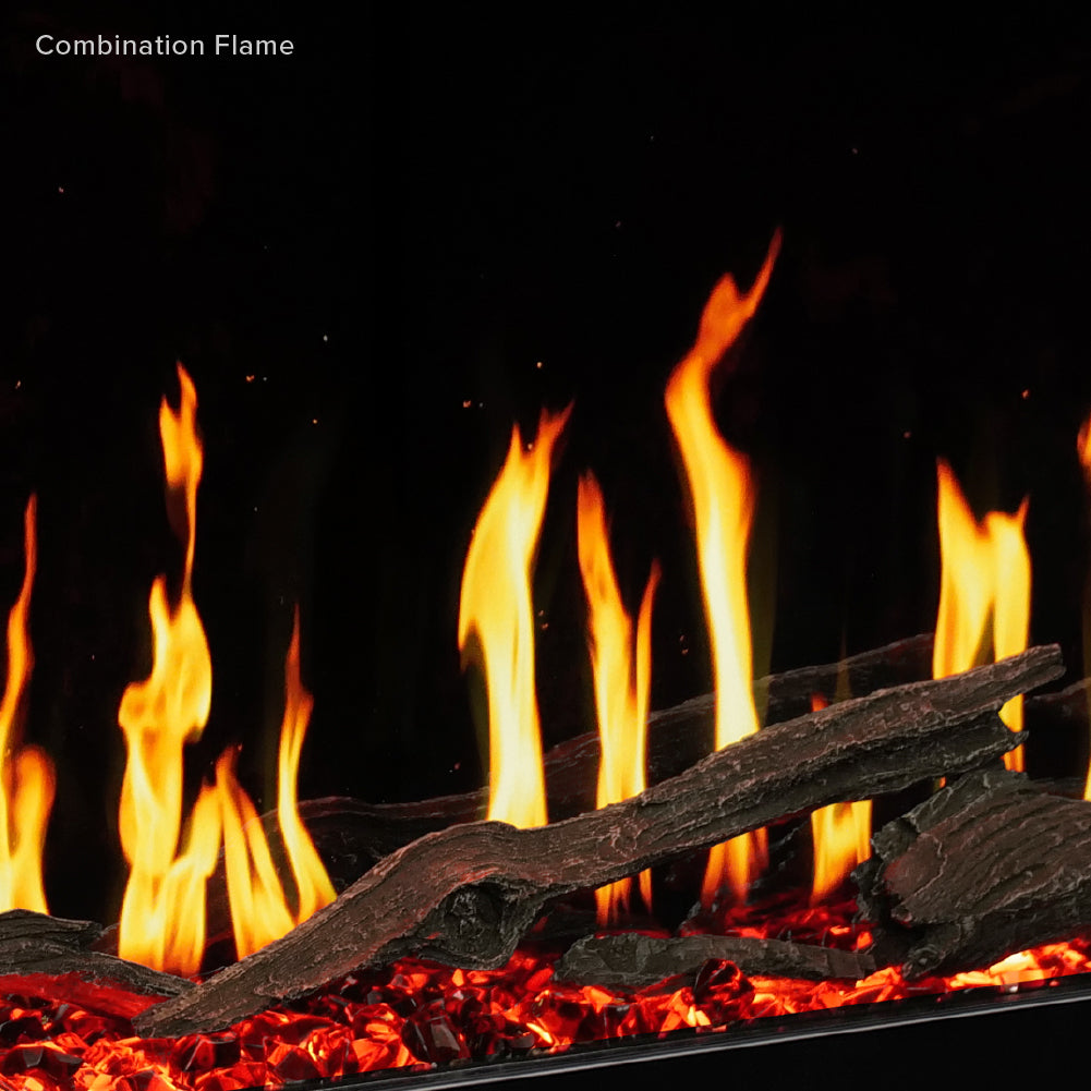 Highmark Luxe LCD Built-In Electric Fireplace