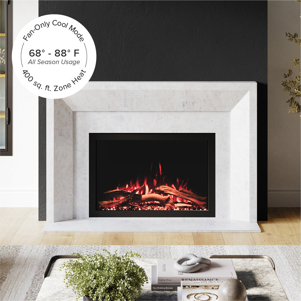 Highmark Traditional 30-in Built-In Electric Fireplace ME-HM30-TRAD Heat