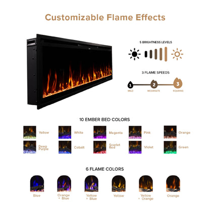 Patton Linear Electric Fireplace Mantel Package