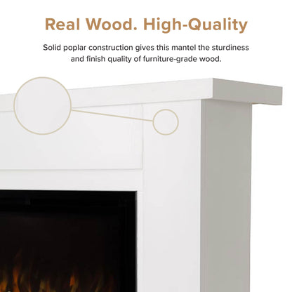 Patton Linear Electric Fireplace Mantel Package