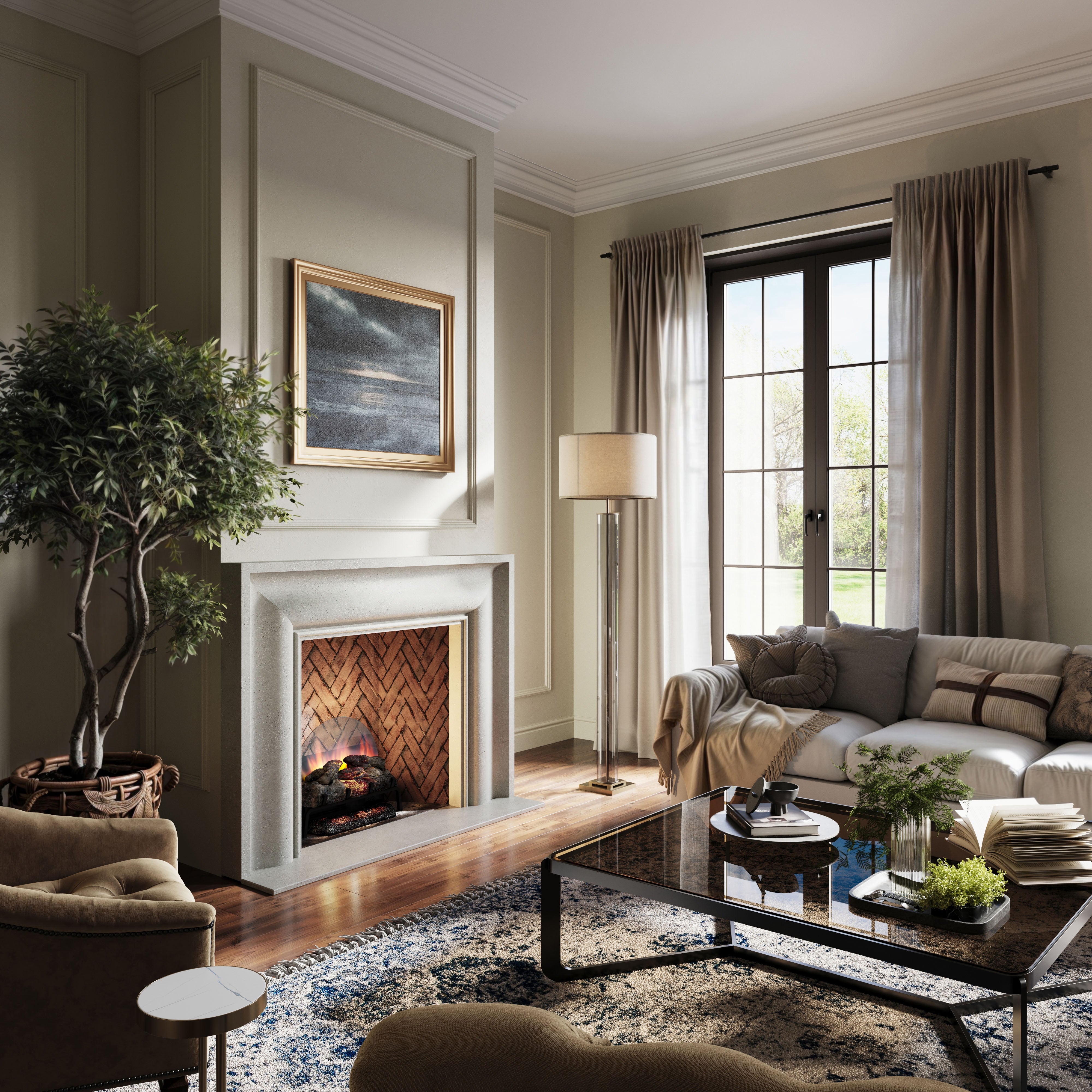 Real Glow 23" Electric Log Set