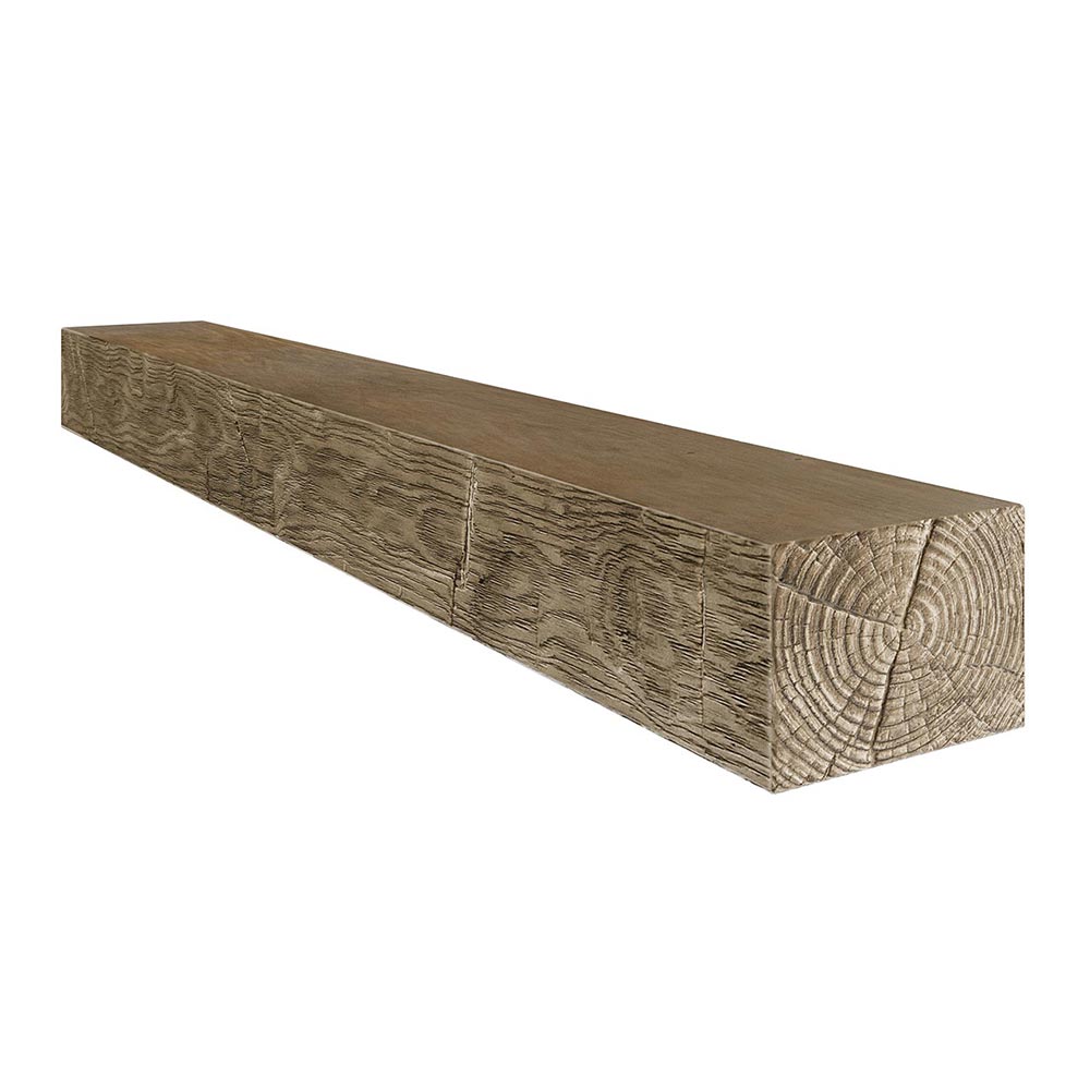Ashcroft 72-in Concrete Mantel Shelf Shown in Grove