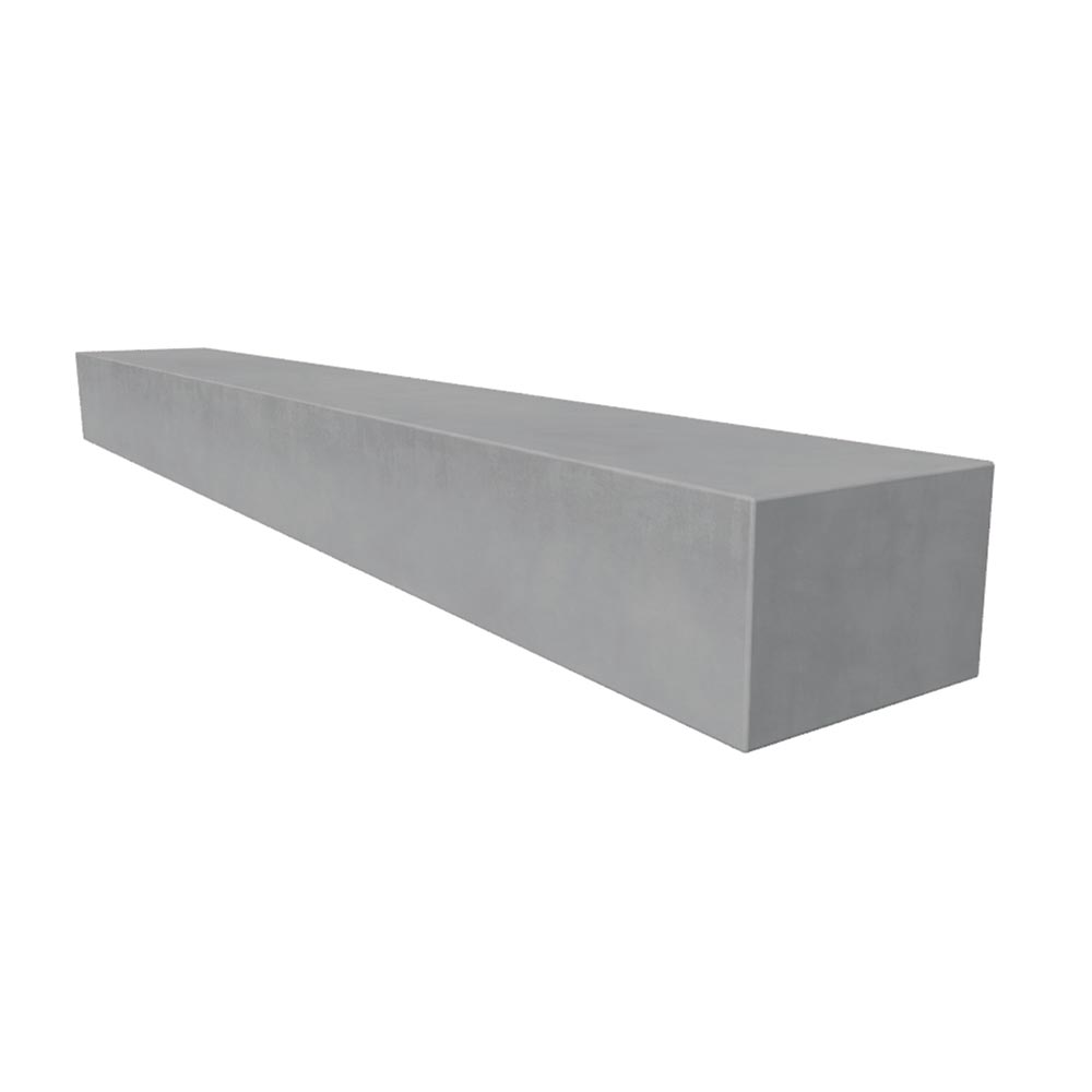 Everett 60-in Concrete Mantel Shelf Shown in Storm